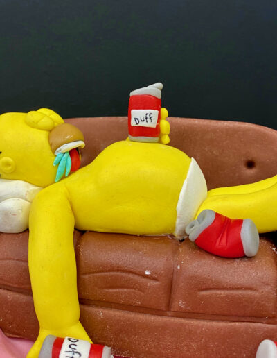 Figuras 3D personalizadas Homer Simps O Pequeno Lambón